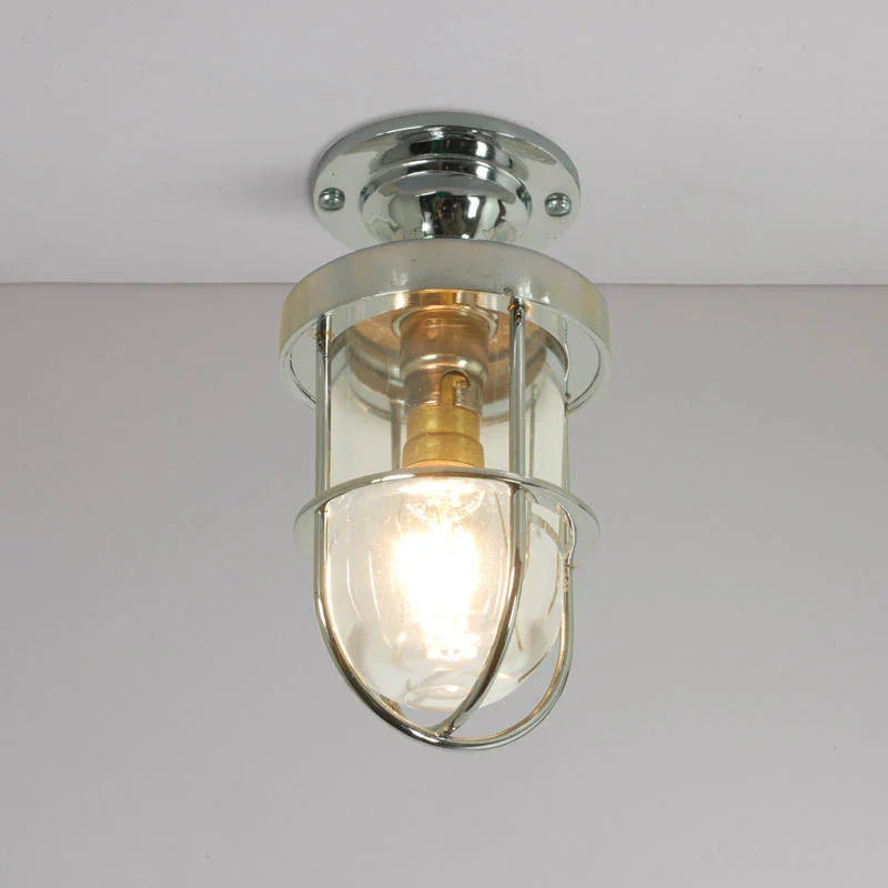 Original BTC Miniature Ship’s Well Glass 7204 Ceiling Light | All Square Lighting