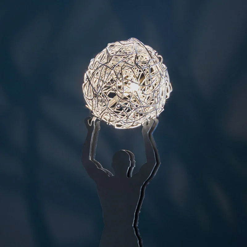 Catellani & Smith Uomo della Luce S Table Lamp | All Square Lighting