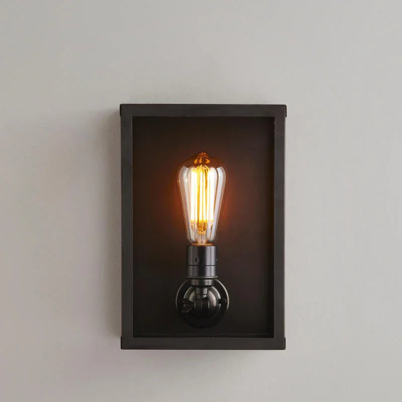 Original BTC Box Small Internal Glass Wall Light | All Square Lighting
