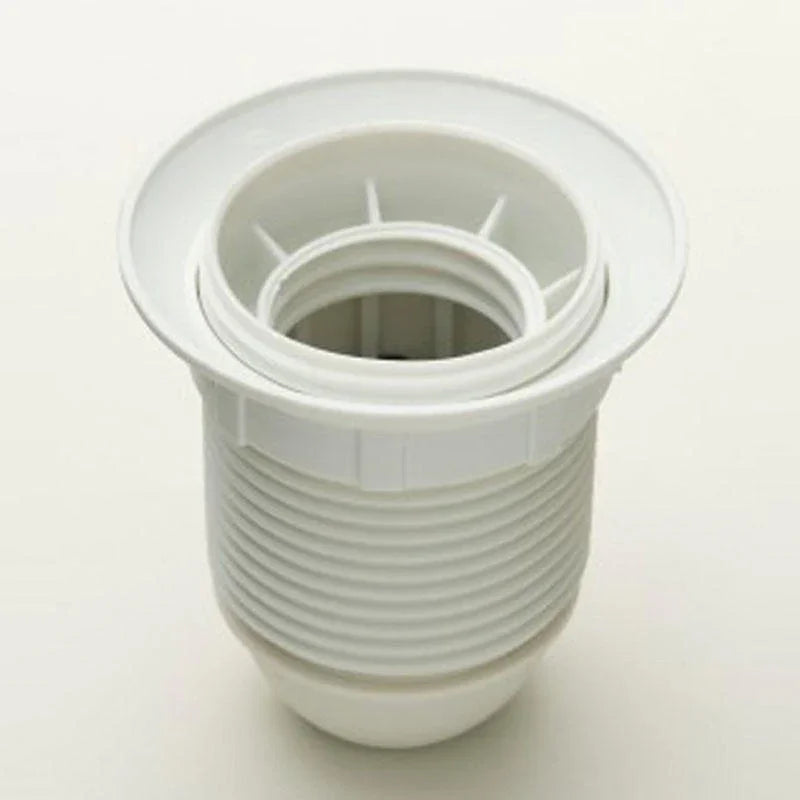 100% Light UK ES Threaded Plastic Lampholder | All Square Lighting