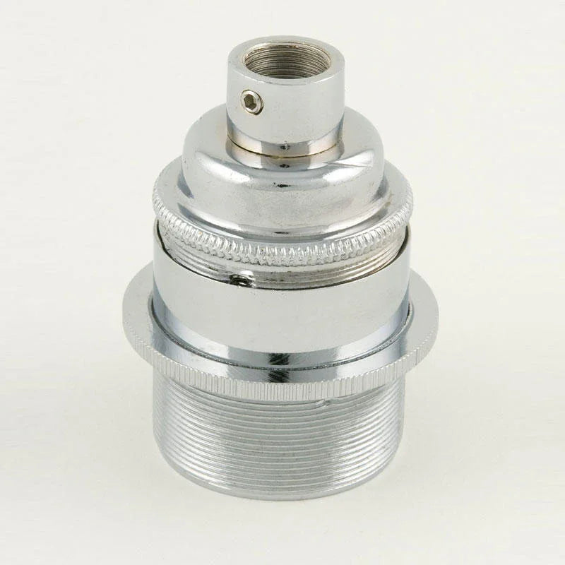 100% Light UK ES Threaded Metal Lampholder | All Square Lighting