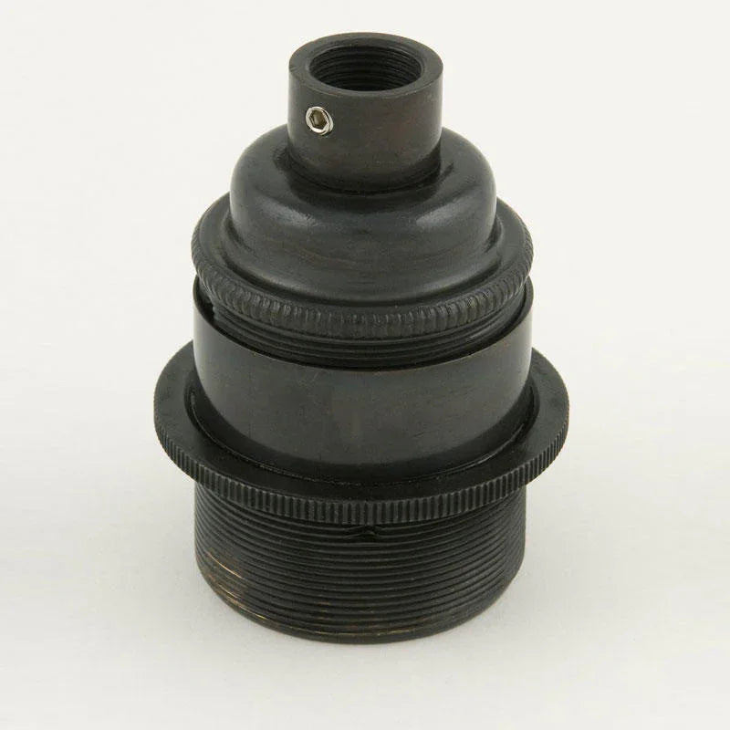 100% Light UK ES Threaded Metal Lampholder | All Square Lighting