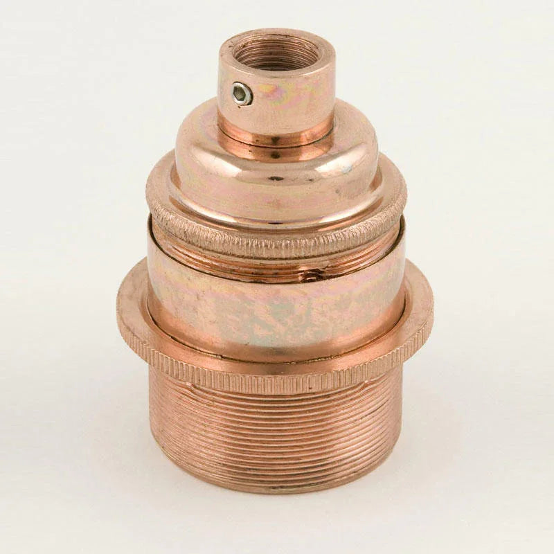 100% Light UK ES Threaded Metal Lampholder | All Square Lighting
