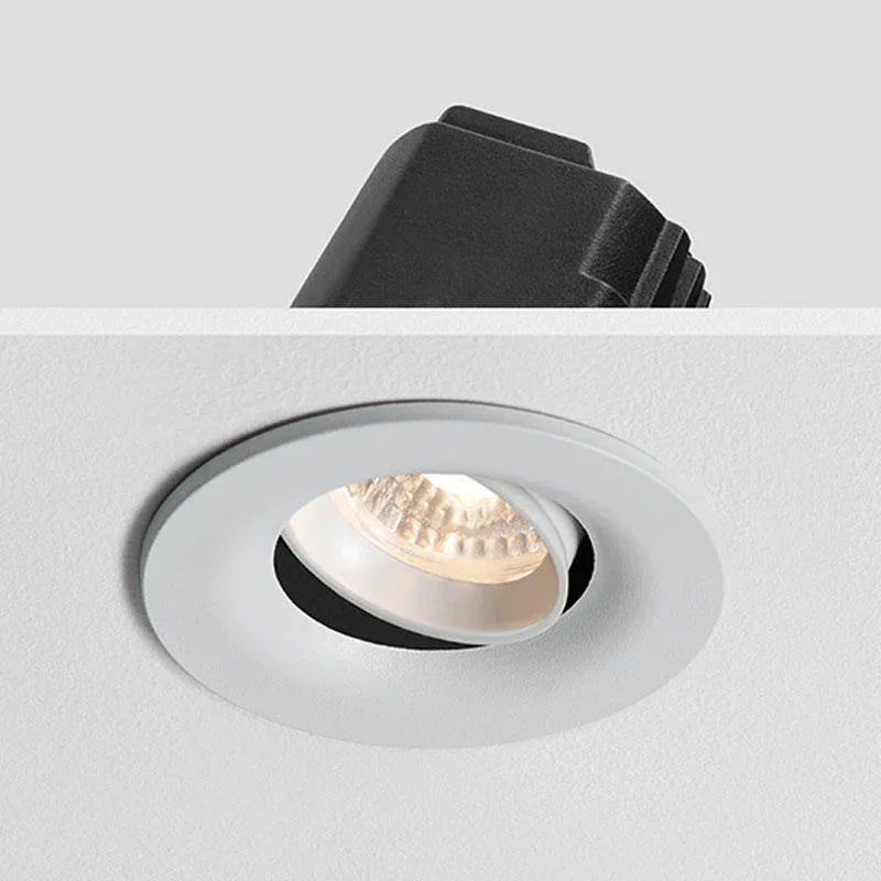 100% Light UK Sphere Baffled Adjustable LED Fire Rated Downlight | All Square Lighting