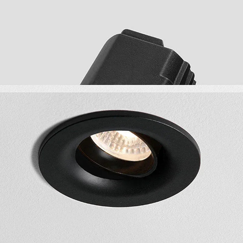 100% Light UK Sphere Baffled Adjustable LED Fire Rated Downlight | All Square Lighting
