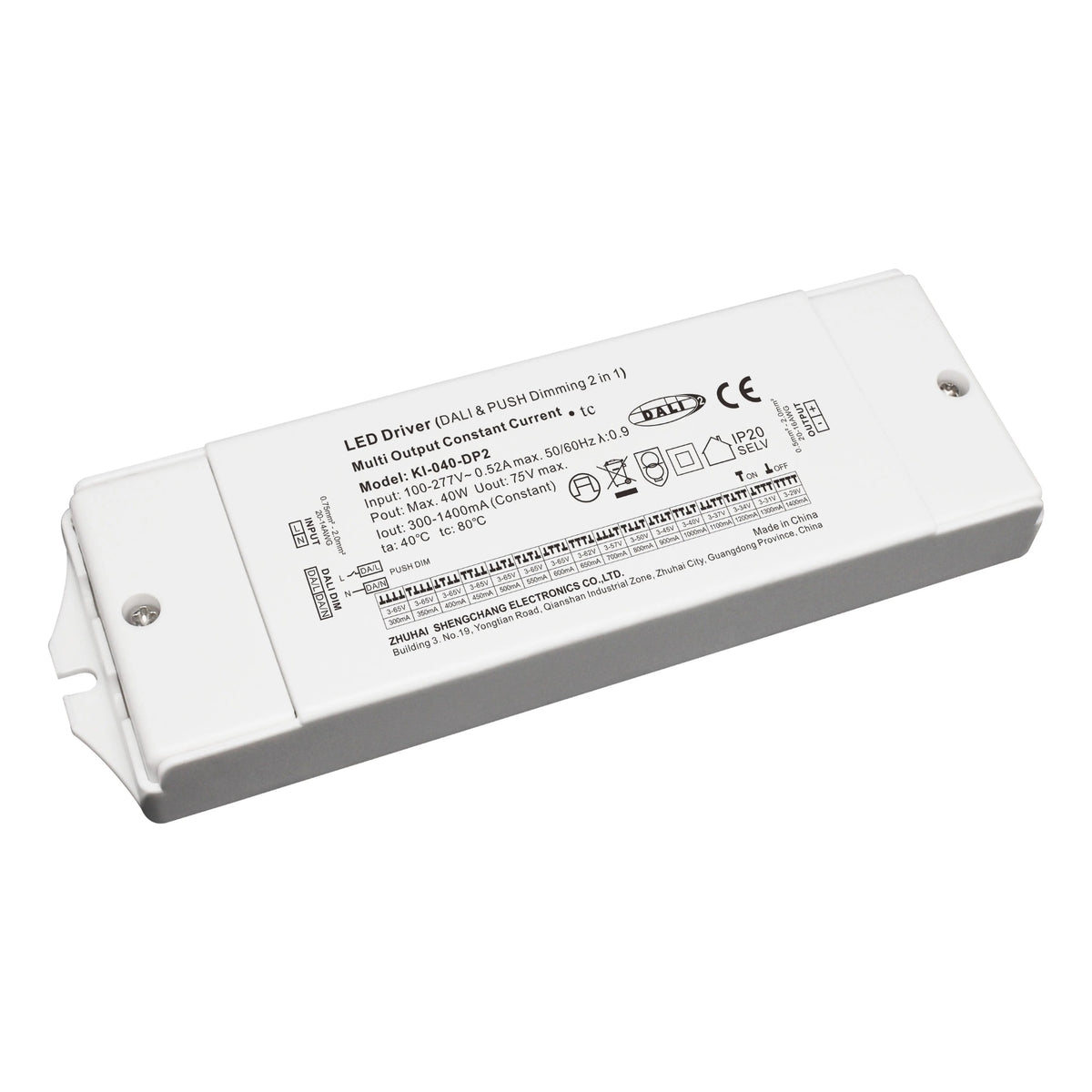 40W LED Driver DALI2 DT6 300-1400mA