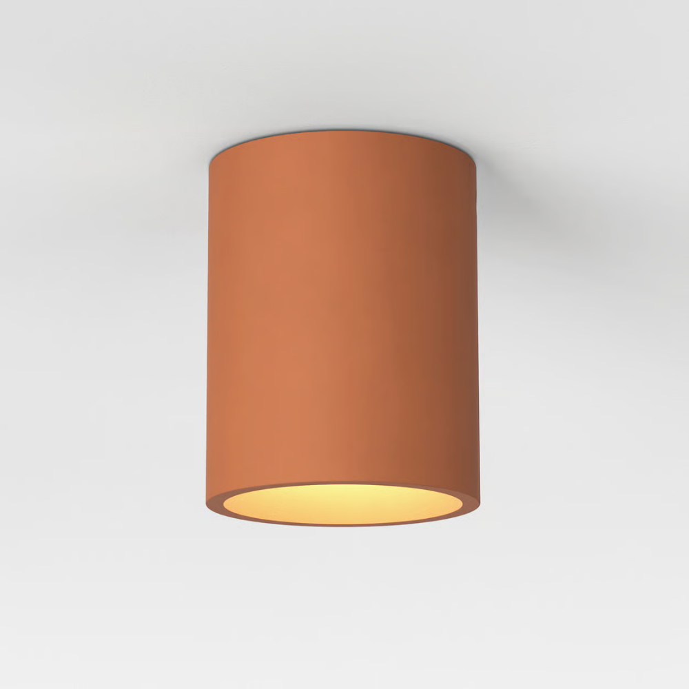 Kos Round Concrete Ceiling Light