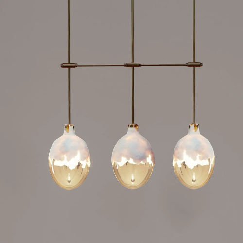 Glow 3 In Line Ceiling Light