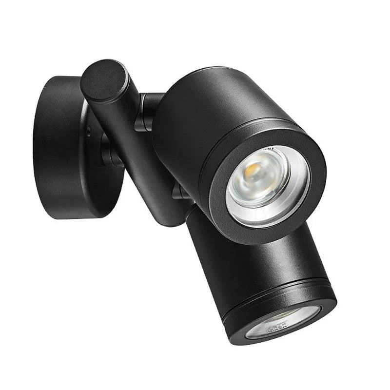 Hunza Twin Wall Spot GU10 Wall Light | All Square Lighting