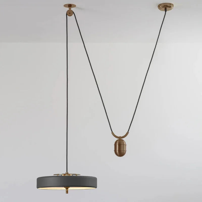 Bert Frank Revolve Rise & Fall Pendant Light | All Square Lighting