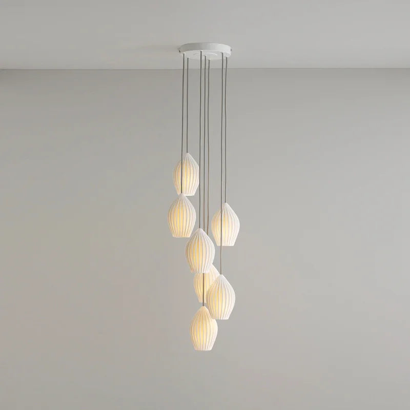 Original BTC Fin Grouping Of 7 Pendant Light | All Square Lighting