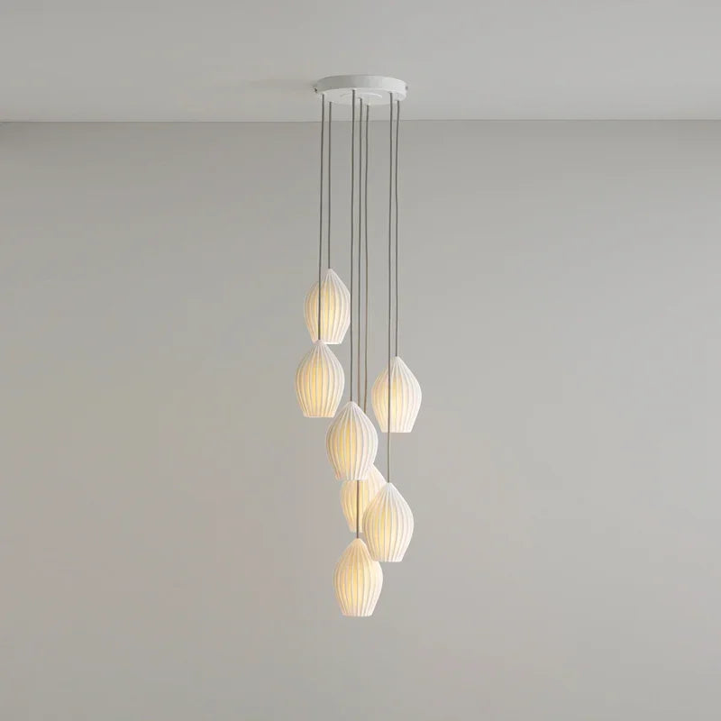 Original BTC Fin Grouping Of 7 Pendant Light | All Square Lighting