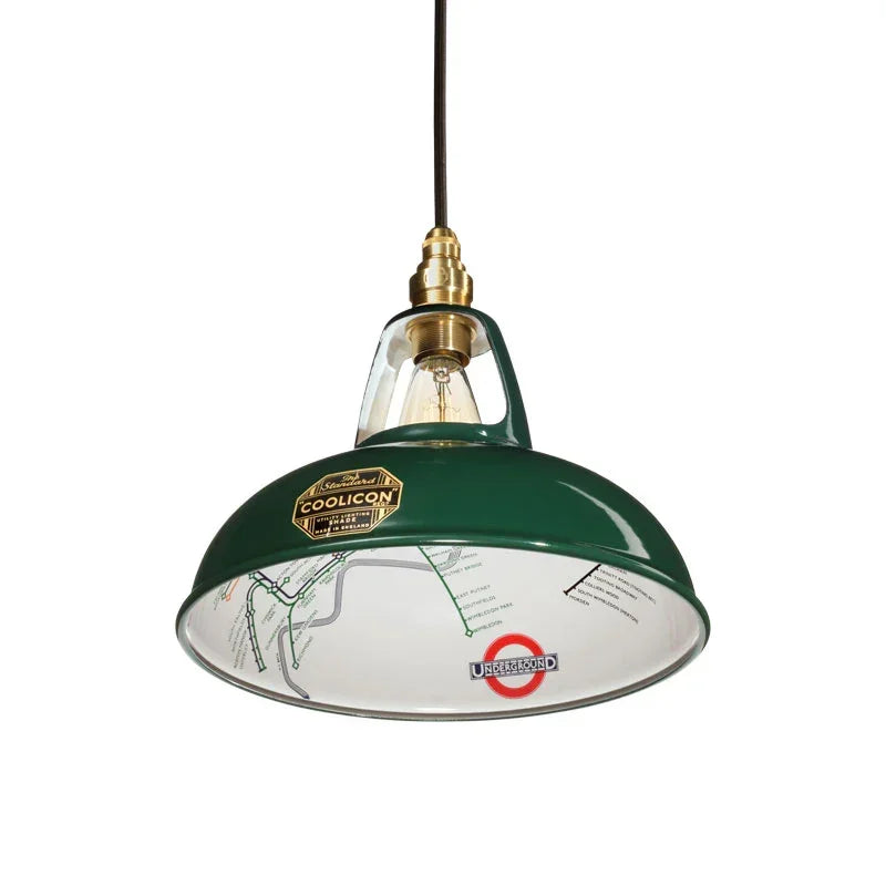 Coolicon Lighting Original 1933 Design “District Line” Pendant Light | All Square Lighting
