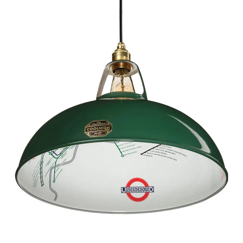 Coolicon Lighting Original 1933 Design Large “District Line” Pendant Light | All Square Lighting