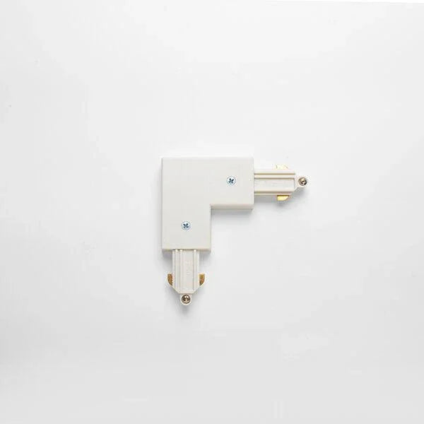 100% Light UK Track 90° Corner Connector Accessory | All Square Lighting