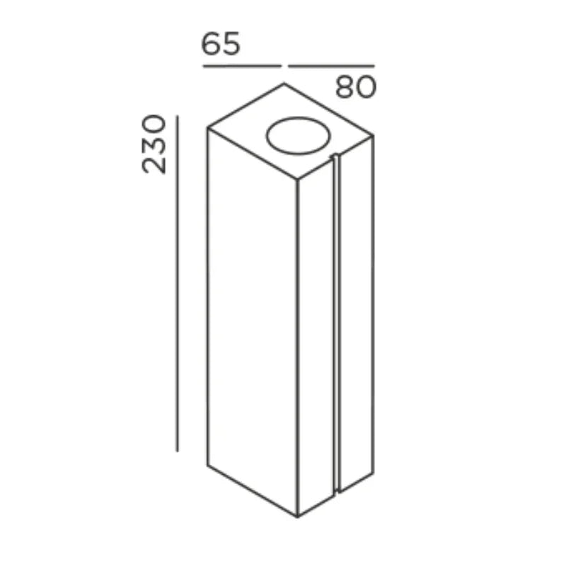 IP44.de Cut Wall Light | All Square Lighting