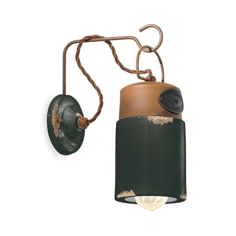 Ferroluce Industrial C1621 Wall Light | All Square Lighting