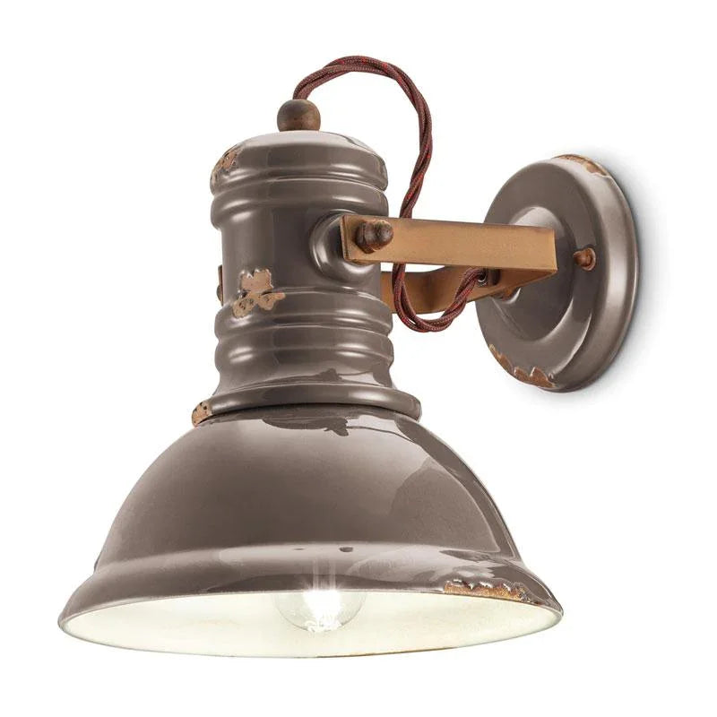 Ferroluce Industrial C1693 Wall Light | All Square Lighting