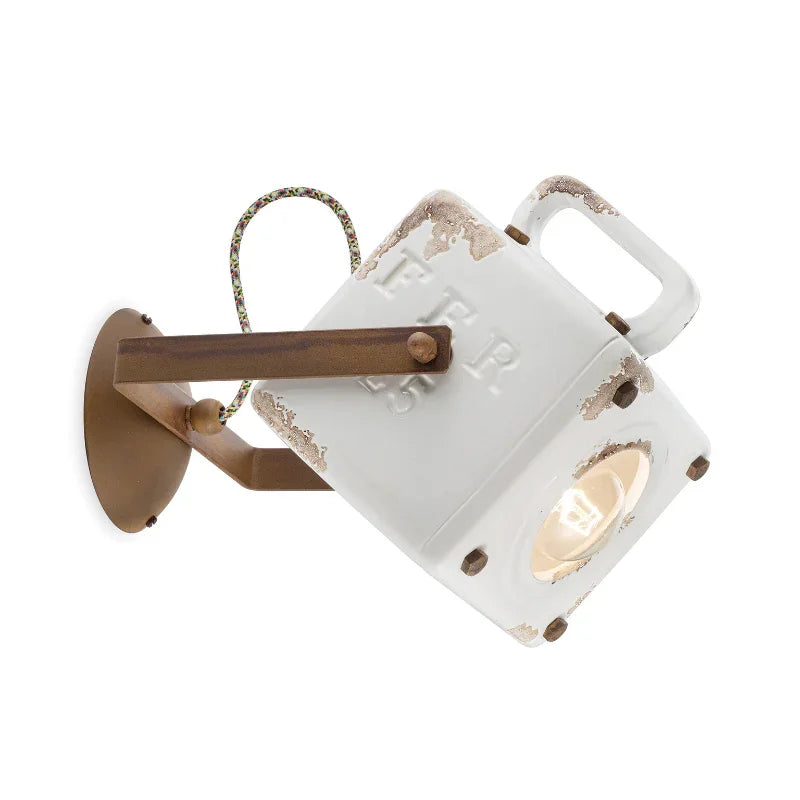 Ferroluce Industrial C1651 Wall Light | All Square Lighting