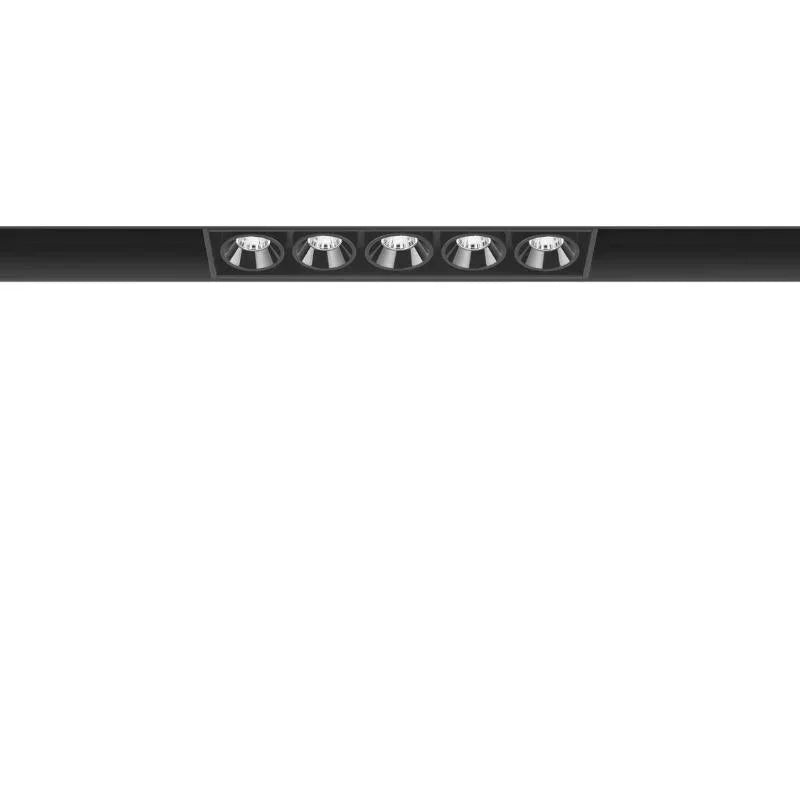 Arkoslight Black Foster Micro 5 48V Track Downlight | All Square Lighting