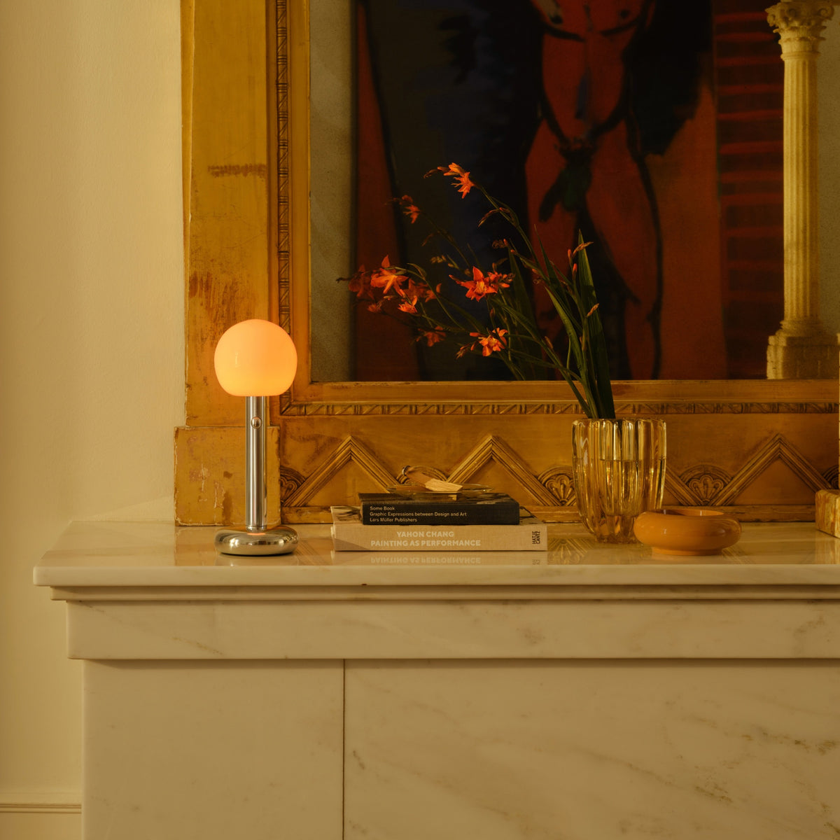 Fire Portable Table Lamp