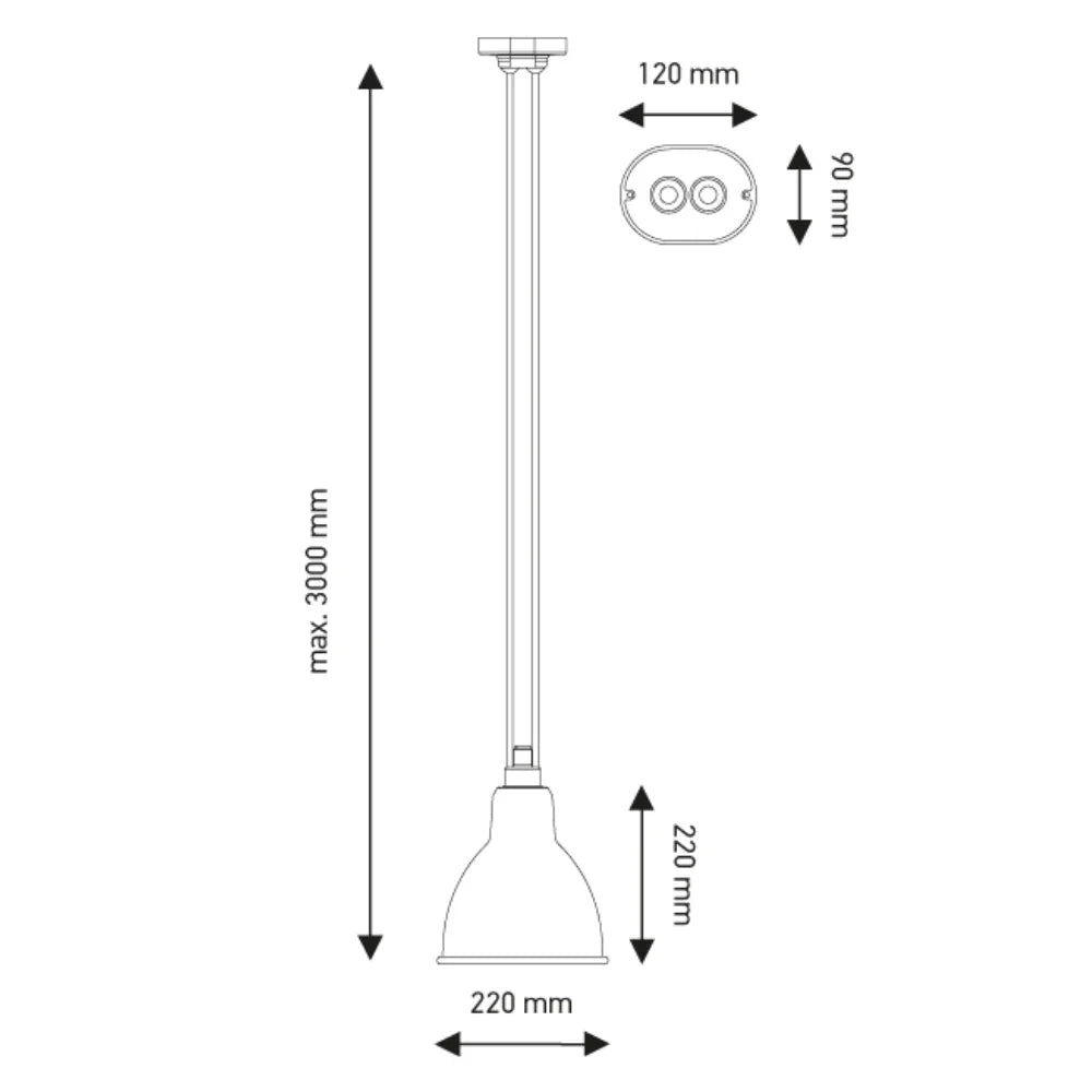 Les Acrobates De Gras N°322 Pendant Light