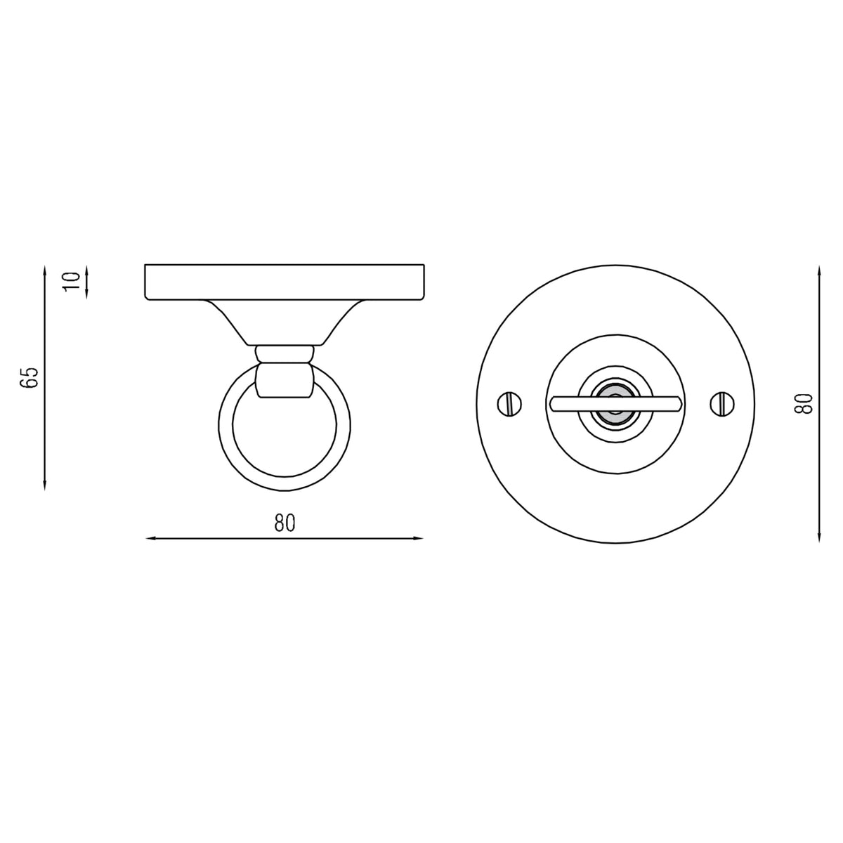 Pulo Flat Ring Ceiling Rose