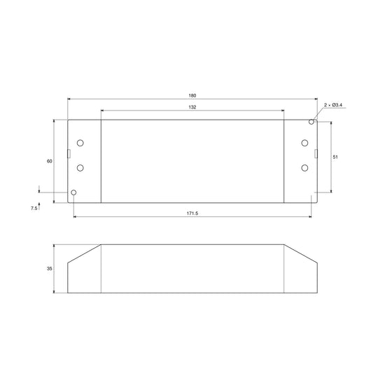90W 24V Dimmable IP20 LED Driver