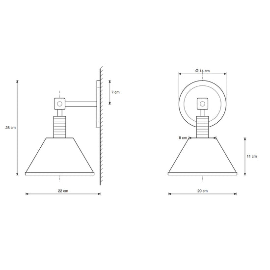 Garden City Wall Light