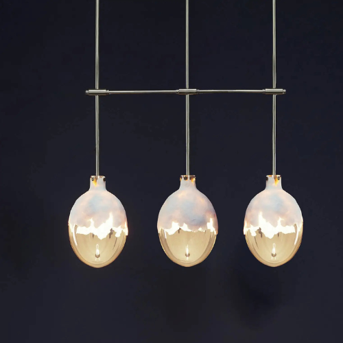 Glow 3 In Line Ceiling Light