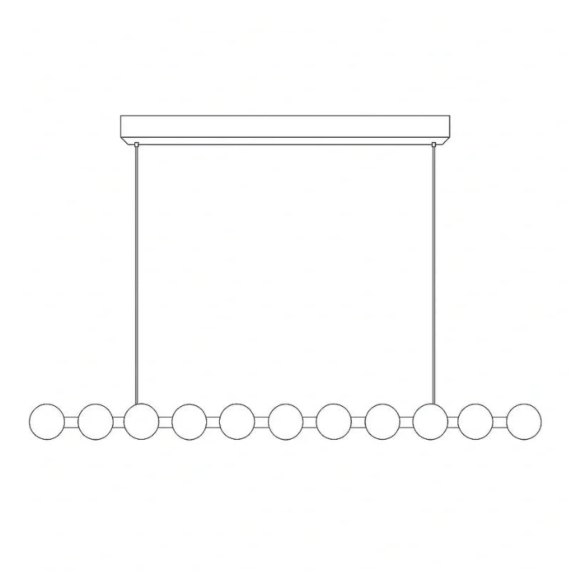 Alba 120 Linear Pendant Light