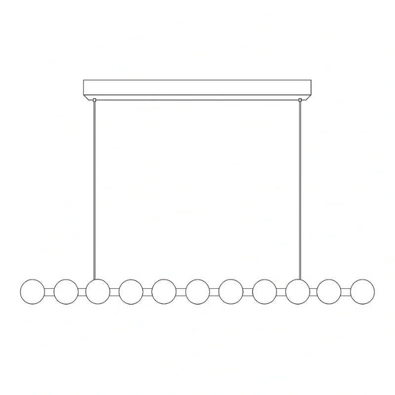 Alba 120 Linear Pendant Light