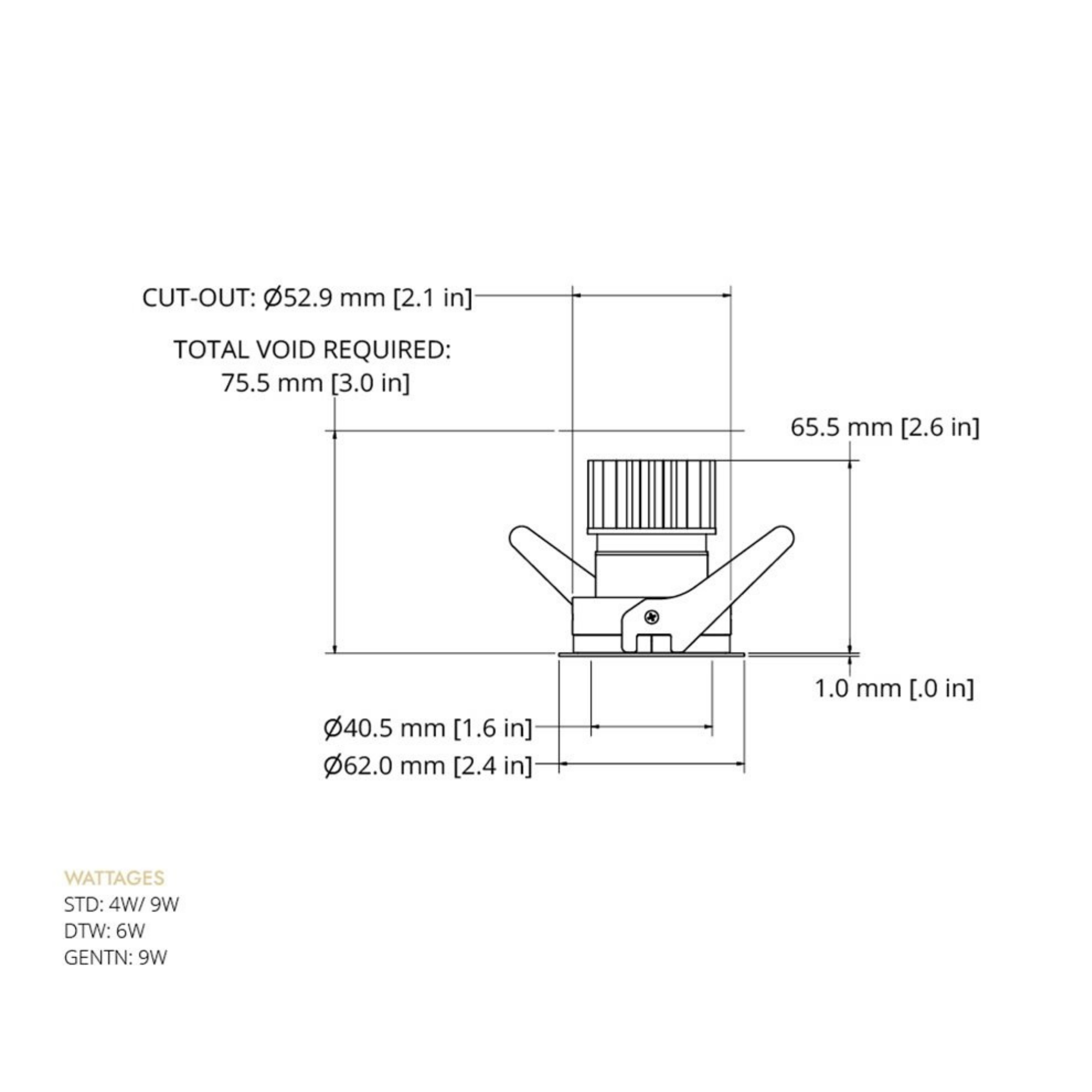 Eyeconic Mini Trim Fixed Downlight