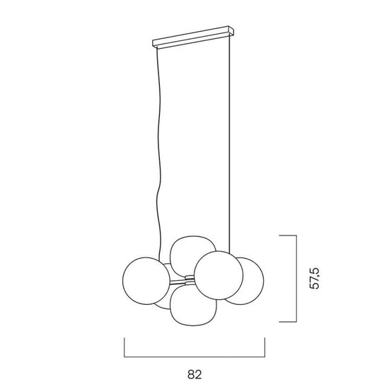Jasmine Six Pendant Light