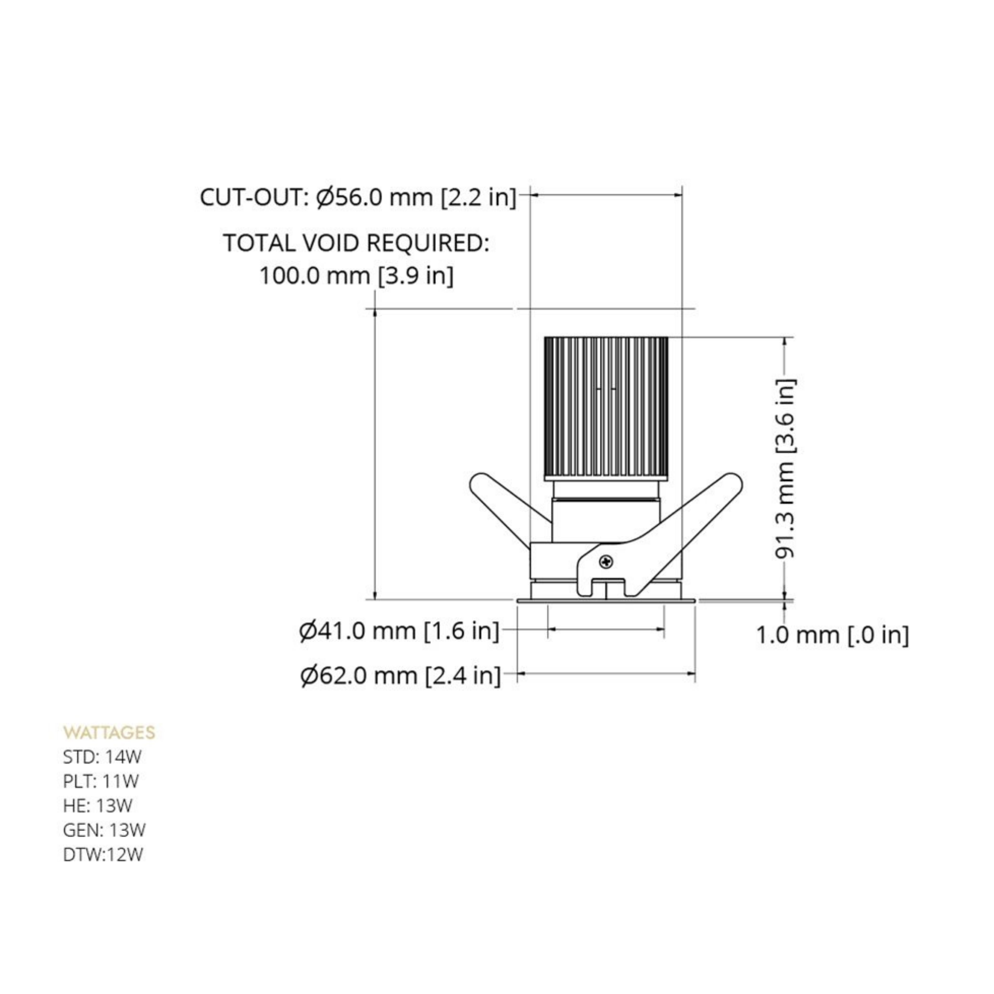 Eyeconic Mini Trim Fixed Downlight