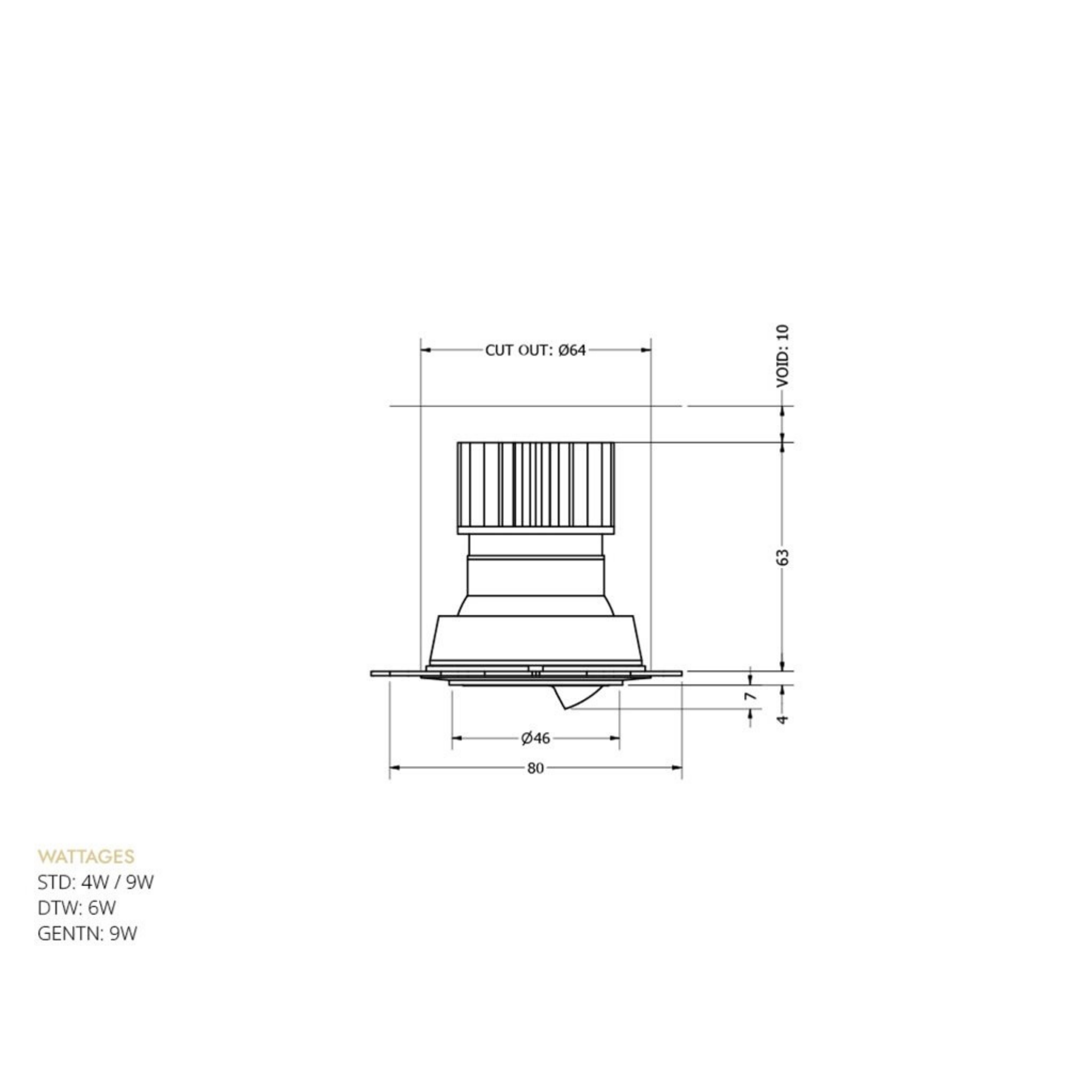 Eyeconic Trimless Wall Wash Downlight