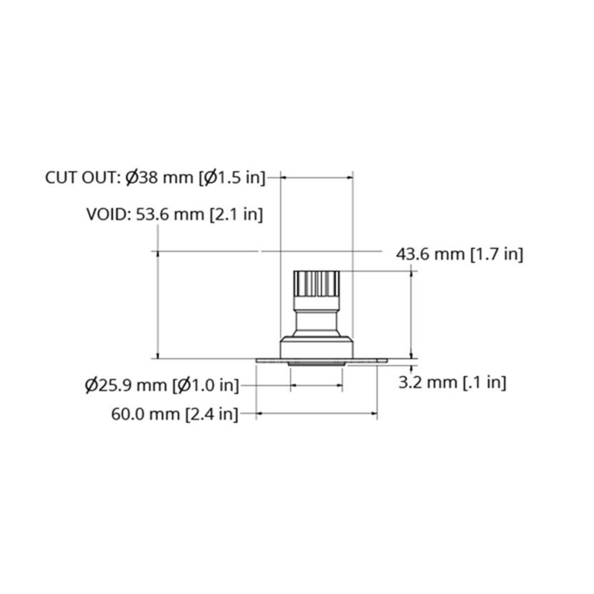 Nano Eyeconic Trimless Fixed Downlight