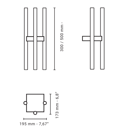 Mel 50 Wall Light