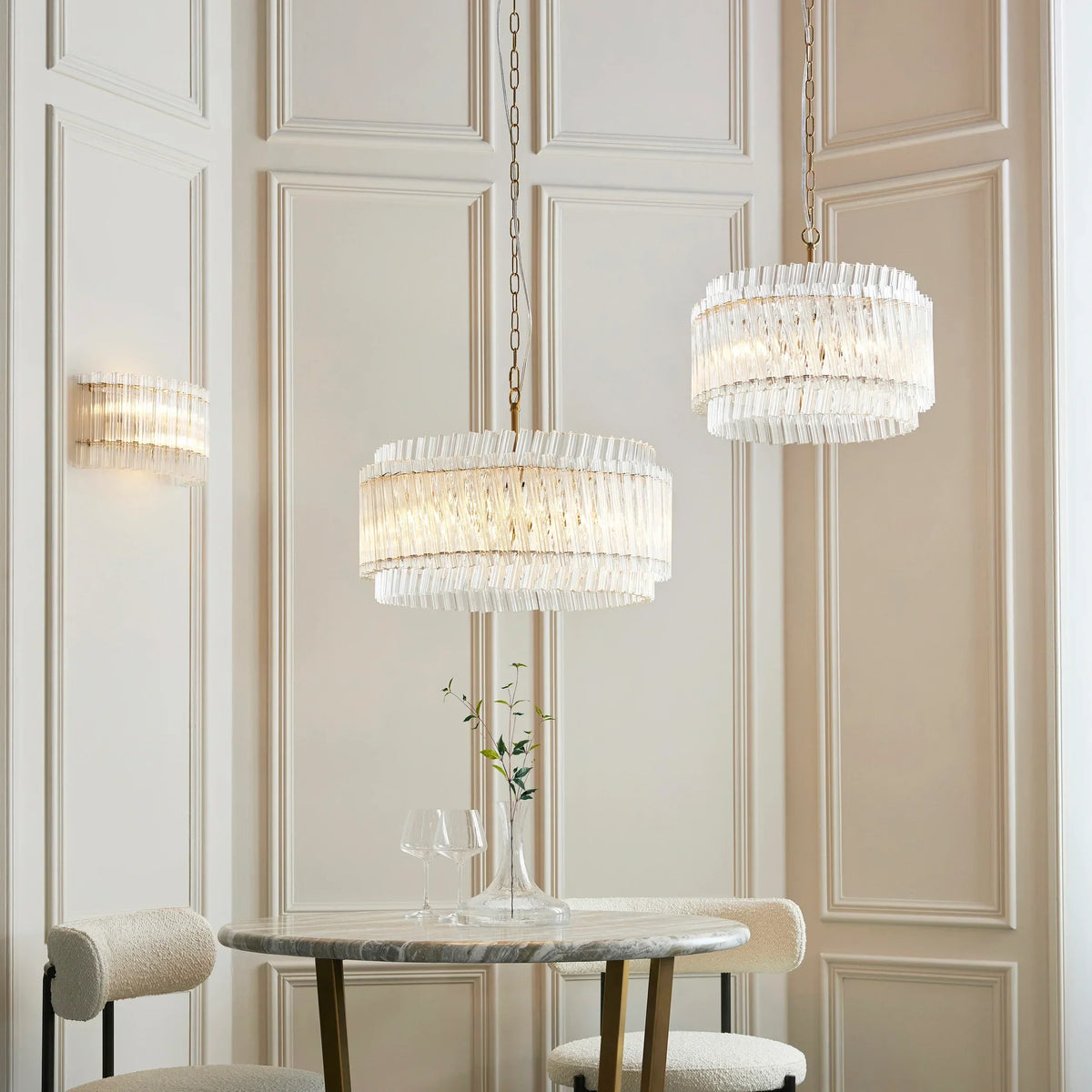 Artemis Duo Crystal Wall Light