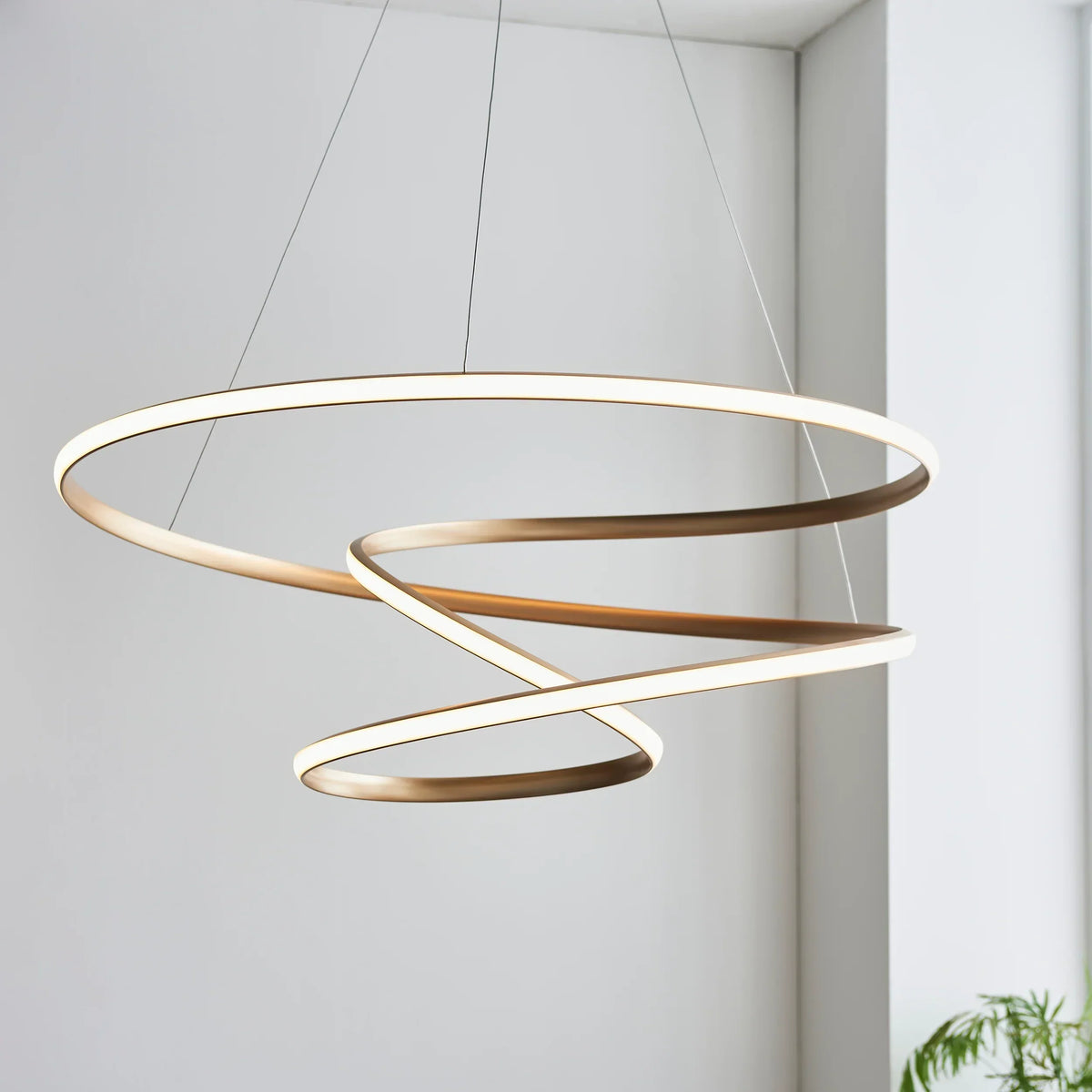 Vortex Spiral Grande Pendant Light
