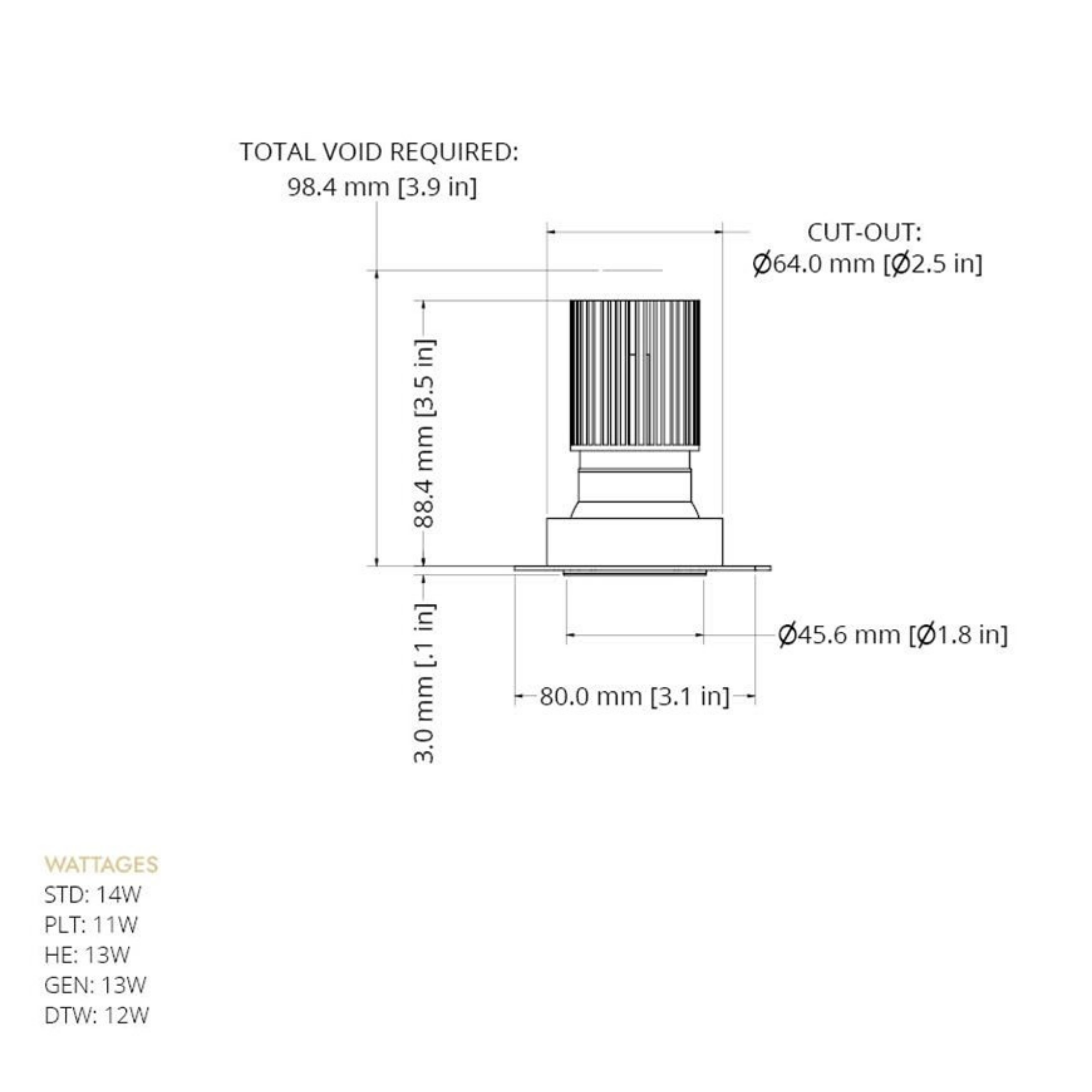 Eyeconic Trimless Fixed Downlight