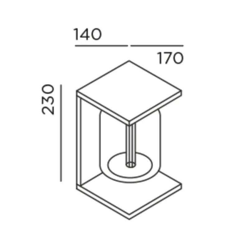 IP44.de Dia Wall Light | All Square Lighting
