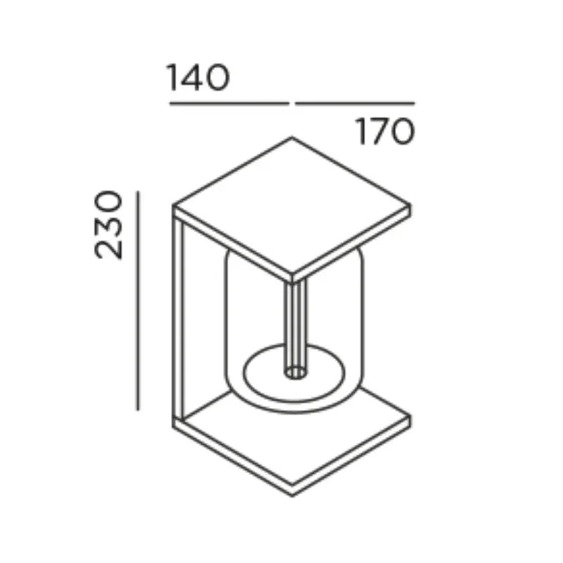 IP44.de Dia Wall Light | All Square Lighting