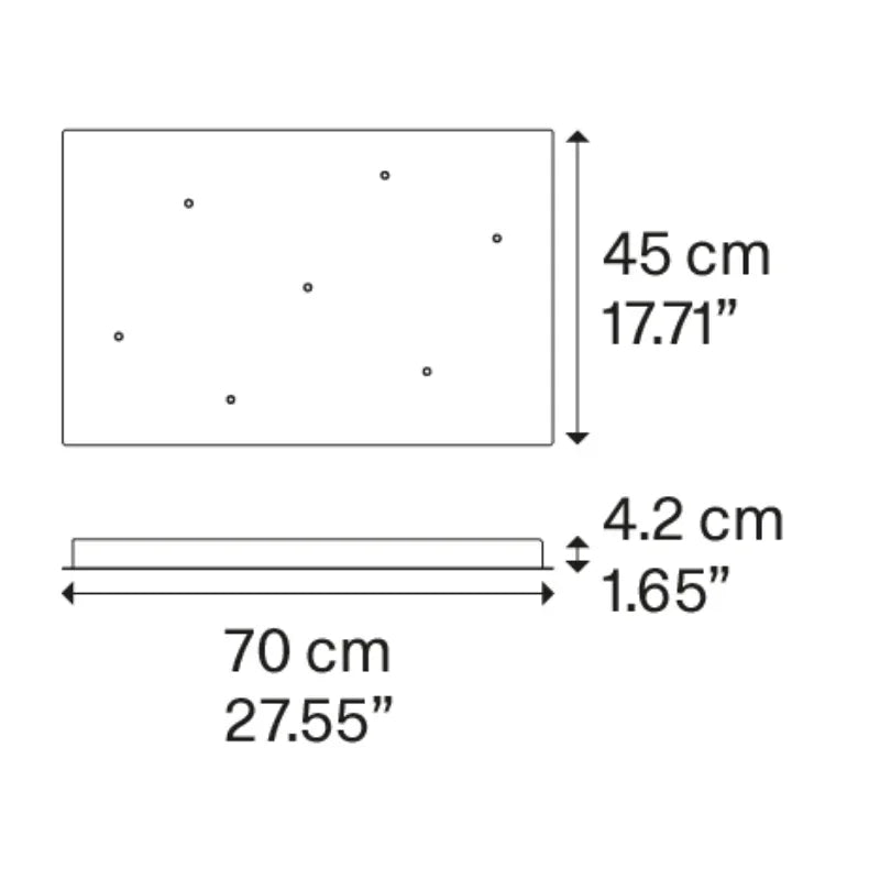 Lodes Rectangular Cluster Canopy System | All Square Lighting