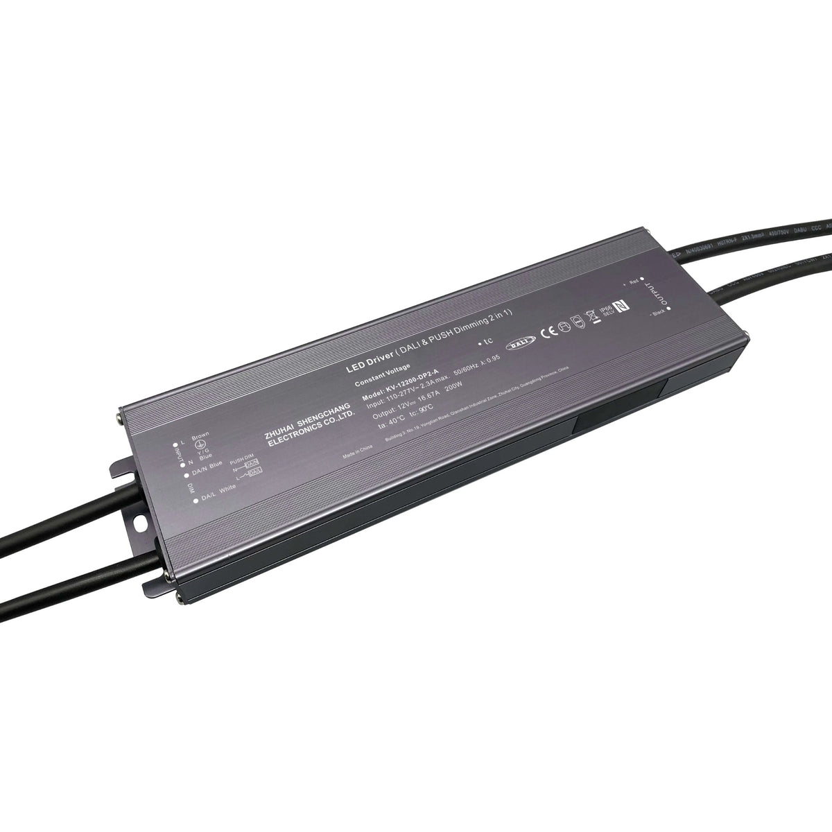 200W 24V DALI-2 Dimmable IP66 LED Driver