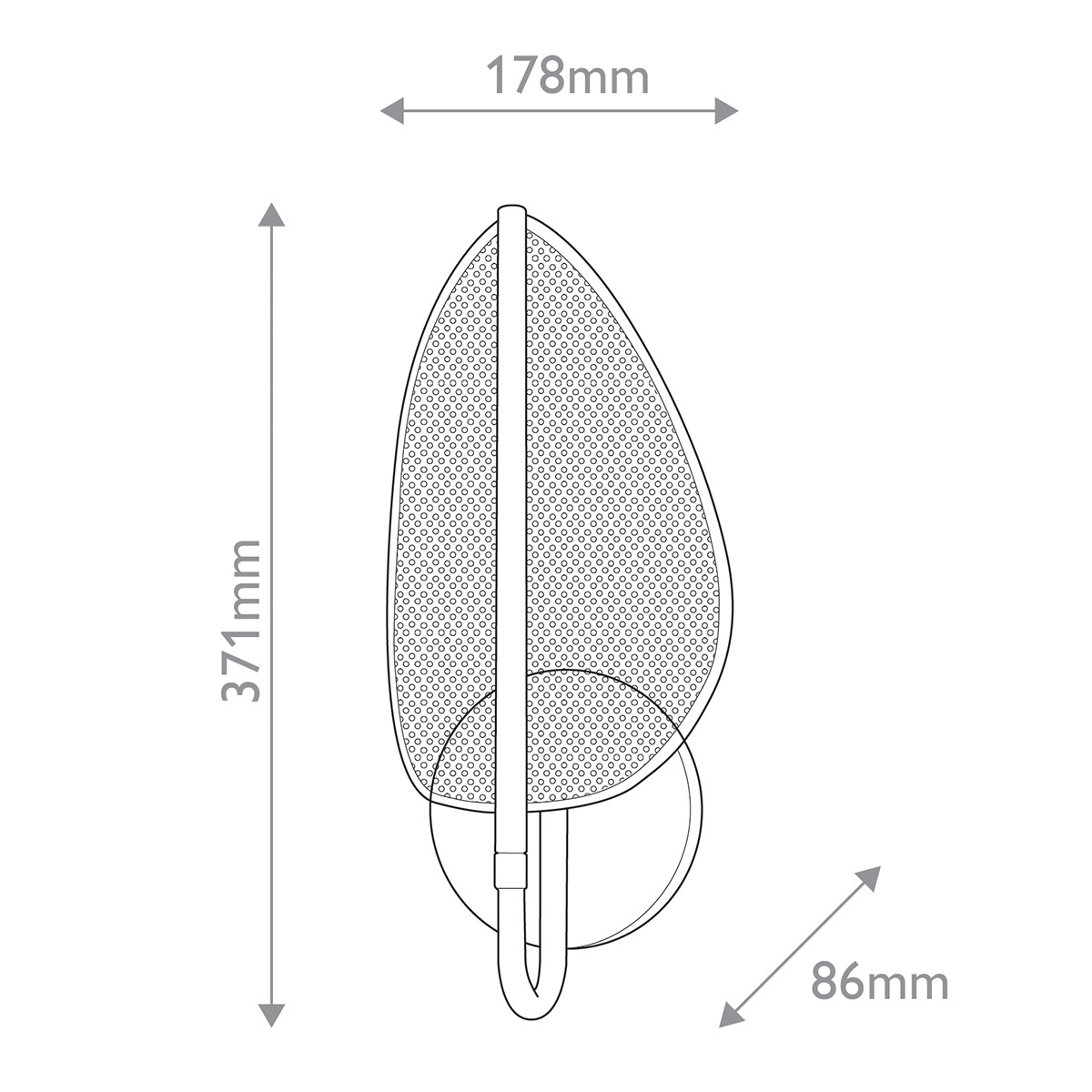 Floriana Leaf Wall Light
