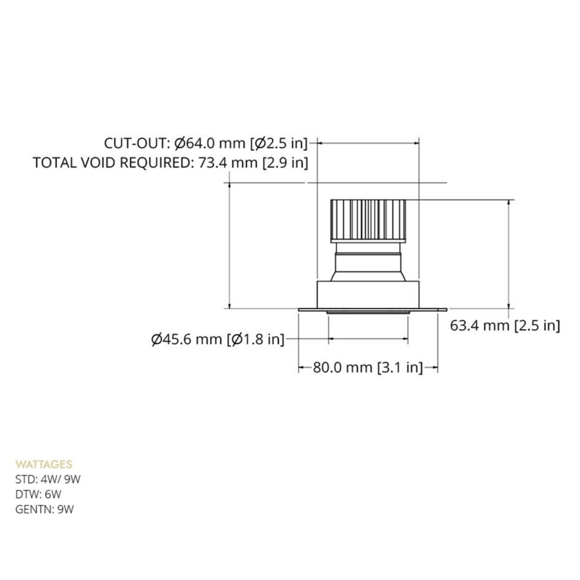 Eyeconic Trimless Fixed Downlight