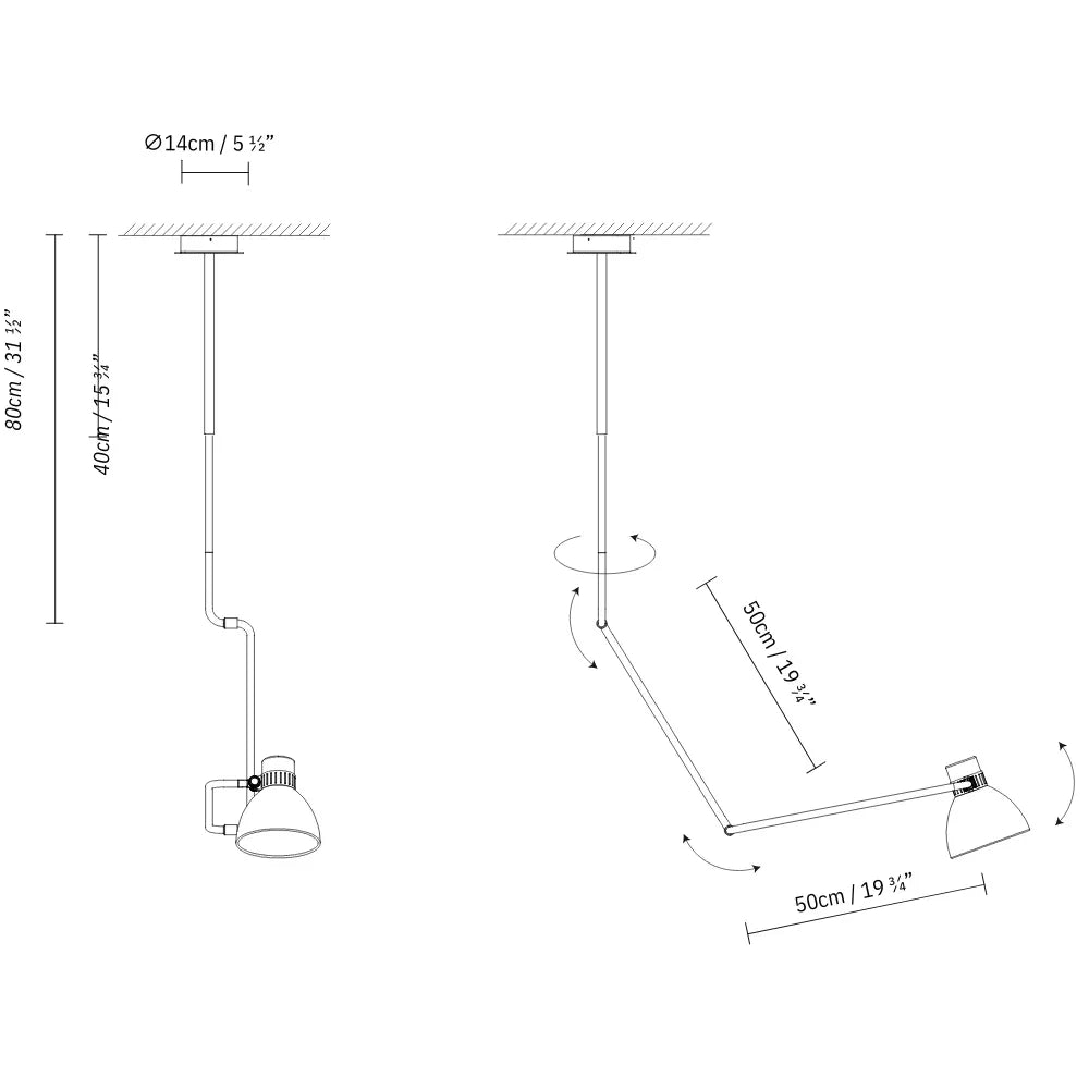 Blux System Ceiling Light