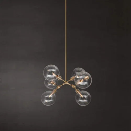 Ora 6 Compact Chandelier Pendant Light