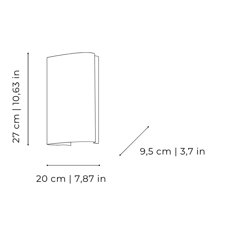 a-Emotional Light Lisa Wall Light | All Square Lighting
